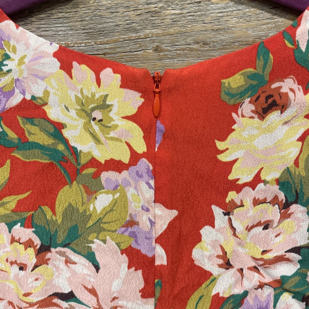 NWT Privacy Please Women's Red Cora Romper Size XS Floral Design‎ Sleeveless - Picture 7 of 8